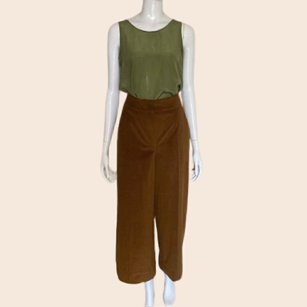 Allen Schwartz Light Brown High Rise Cropped Pants Size 4